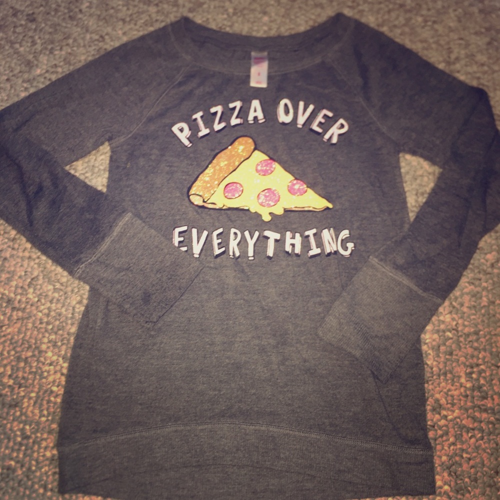 JUSTICE - PIZZA OVER EVERYTHING TOP size 8